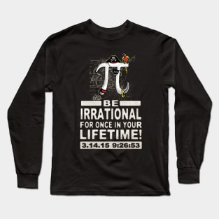 Irrational Epic Pi Day Pirate Long Sleeve T-Shirt